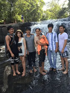 Chung and family